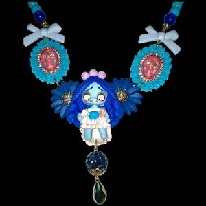 Tim Burton The Corpse Bride Beaded Hand Made Necklace